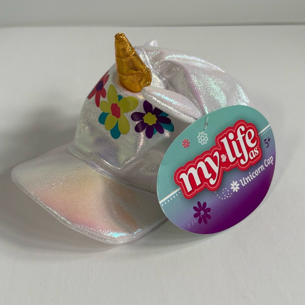 🦄 My Life As Unicorn Cap Hat for 18” Dolls ✨ Brand New with Tag! 🎁